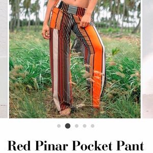 Life Clothing Co. Red Pinar Pocket Pant